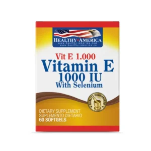 VIT E 1.000 VITAMIN E 1000 IU WITH SELENIUM - BLISTER 60 SOFTGELS HEALTHY AMERICA