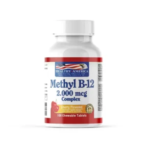 METHYL B-12 2.000MCG 100 LOZENGES HEALTHY AMERICA