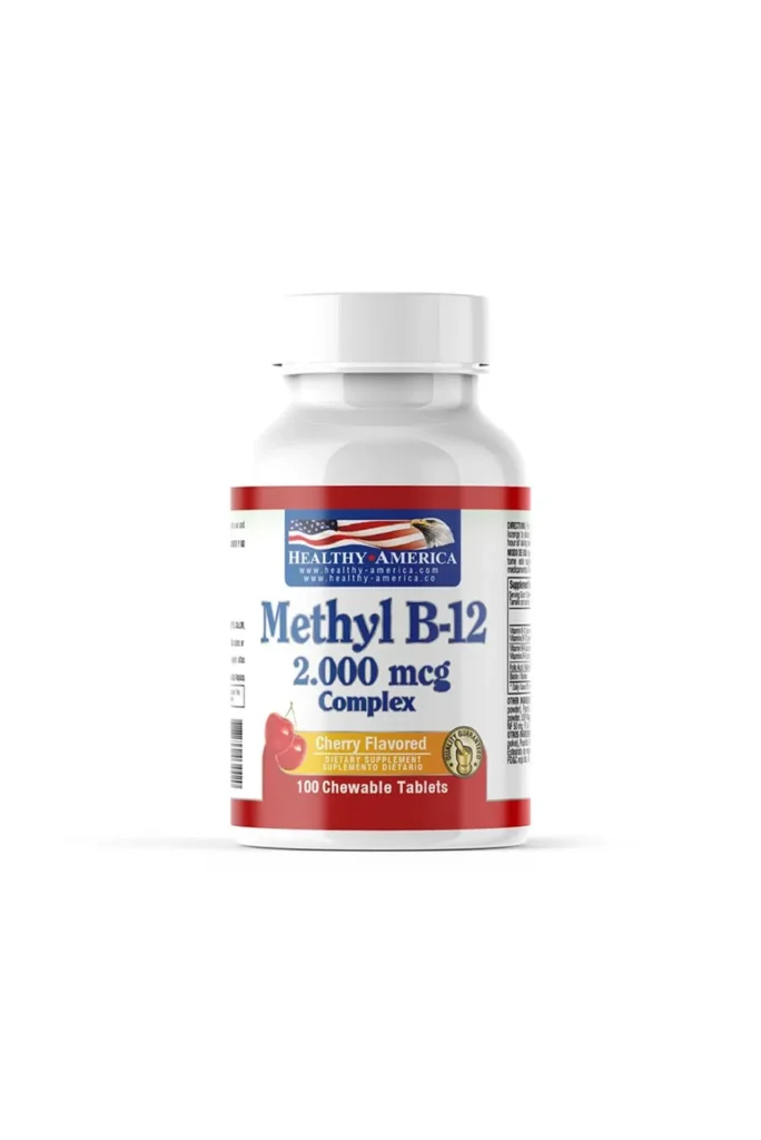 METHYL B-12 2.000MCG 100 LOZENGES HEALTHY AMERICA