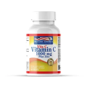 VITA C - VITAMIN C 1.000 PLUS ZINC AND ROSEHIPS 100 TABLETS HEALTHY AMERICA