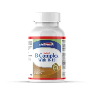 B-COMPLEX WITH B12 90 TABLETS HEALTHY AMERICA