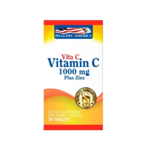 VITA C - VITAMIN C 1.000 PLUS ZINC AND ROSEHIPS 30 TABLETS HEALTHY AMERICA
