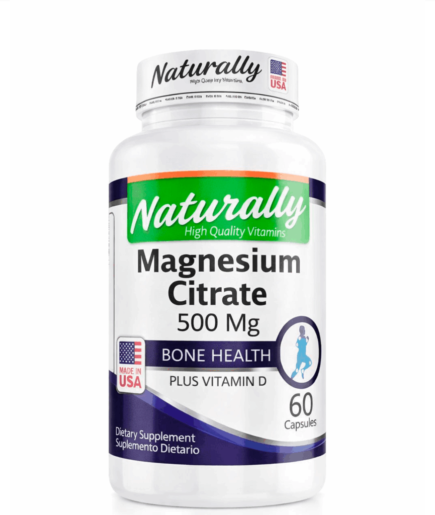 Citrato de Magnesio 500mg x60 Capsulas – Naturally