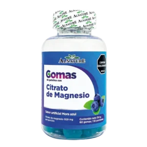 Gomas Citrato de Magnesio Alnature — Frasco por 60 Gomas