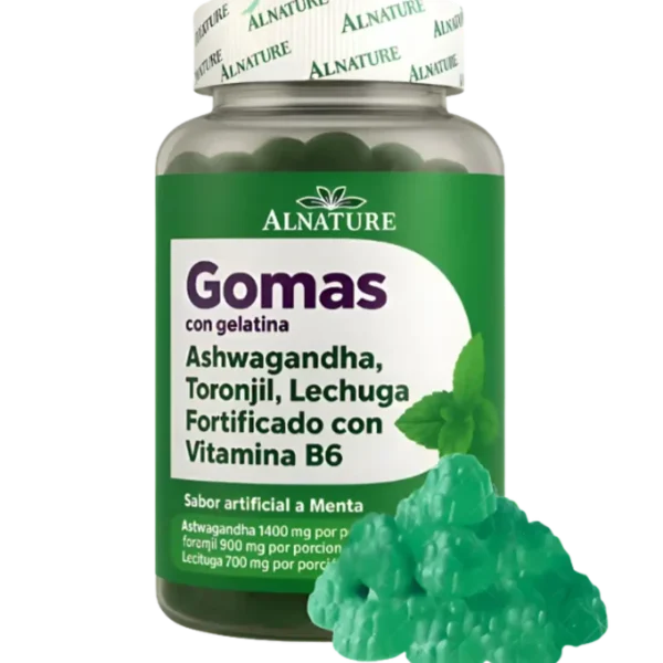 Gomas Ashwagandha Alnature — Frasco por 60 Gomas