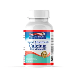 Liquid Absorbable Calcium 1200mg Plus Vitamin D3 100 Softgels