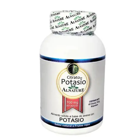 Citrato de Potasio Alnature — 60 Cápsulas