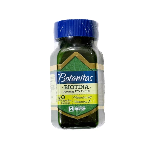 Biotina 30 Capsulas Botanitas Medick