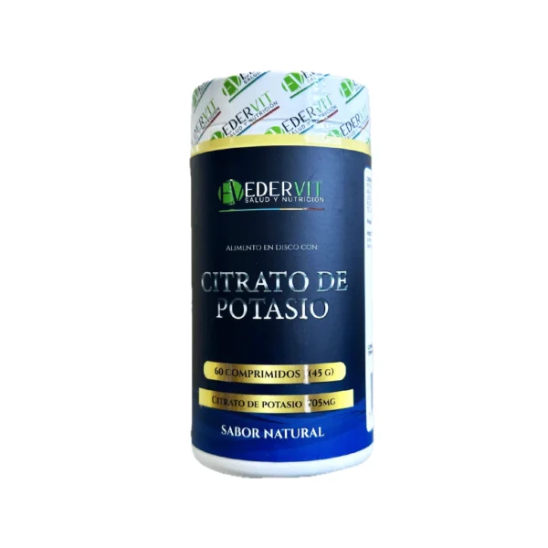 Citrato de Potasio 705 mg Edervit — 60 Comprimidos