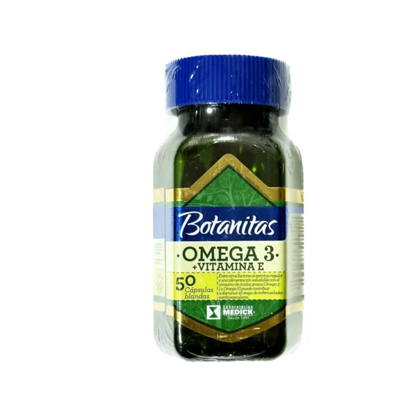 Omega 3 + Vitamina E 50 Capsulas Botanitas Medick